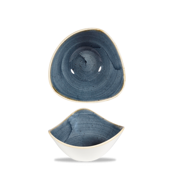 Blueberry Triangle Bowl 15.3cm